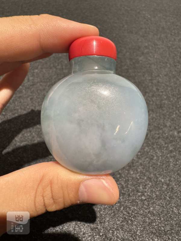 清 翡翠鼻烟壶 - 图2